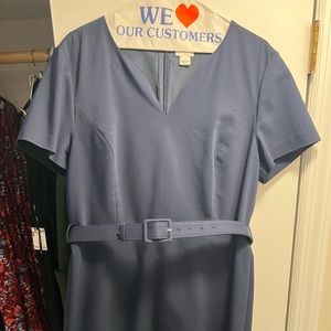 COPY - J. Crew Navy Belt Dress